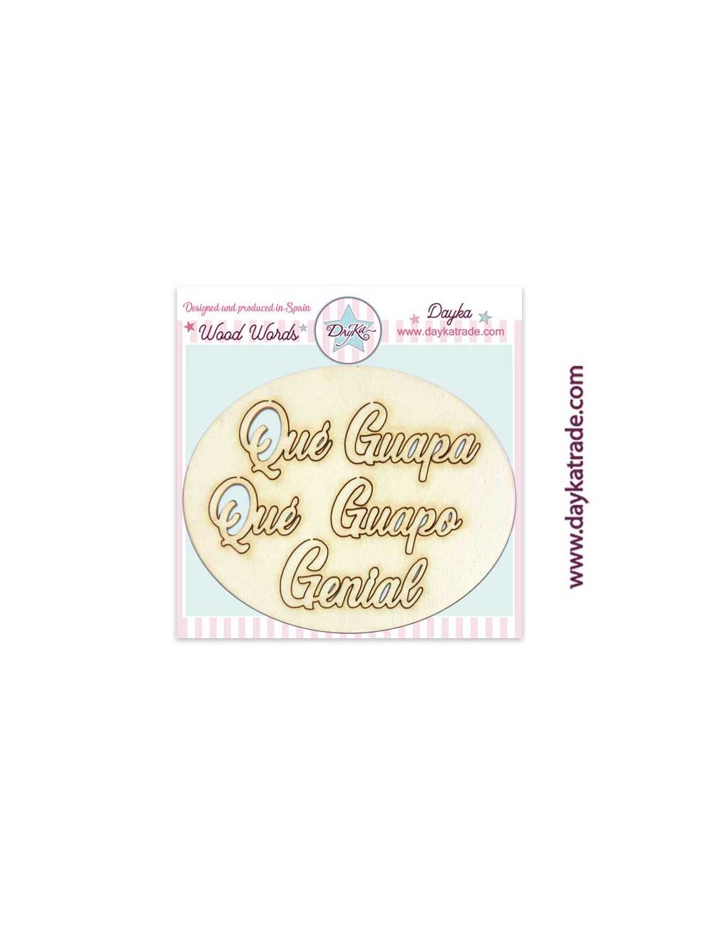 mensaje "que guapa, que guapo, genial"