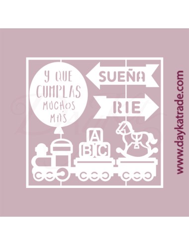 mensajes "y que cumplas muchos más", "ríe", "sueña"