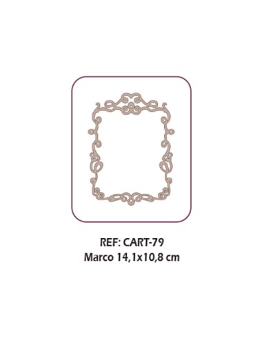 Marquito filigrana cartón
