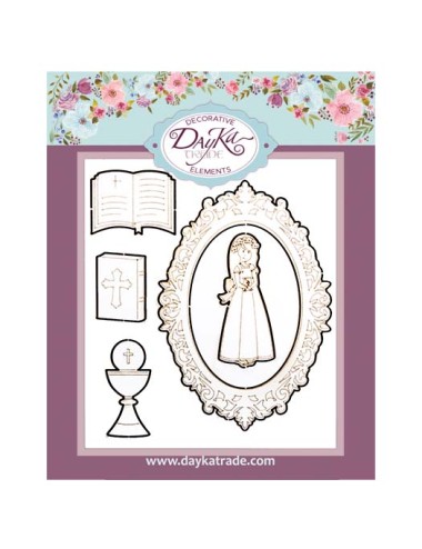 niña Comunión biblia