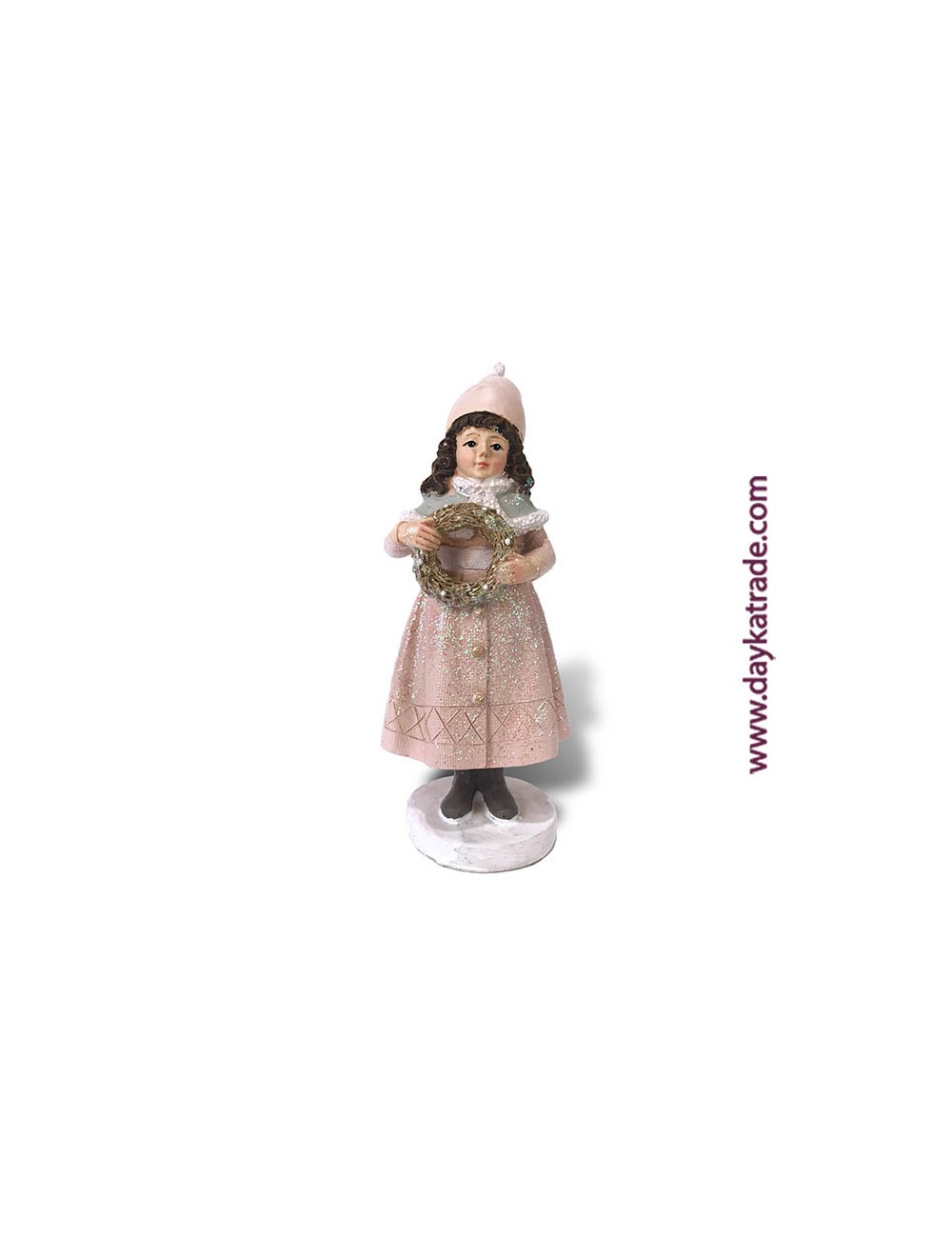 niña con corona dorada