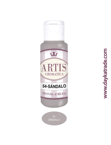 nº  54 sándalo (60ml) pintura acrilica artis cromatica