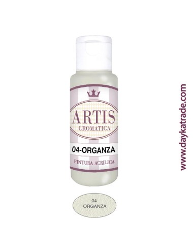 nº 04 organza (60ml) pintura acrilica artis cromatica