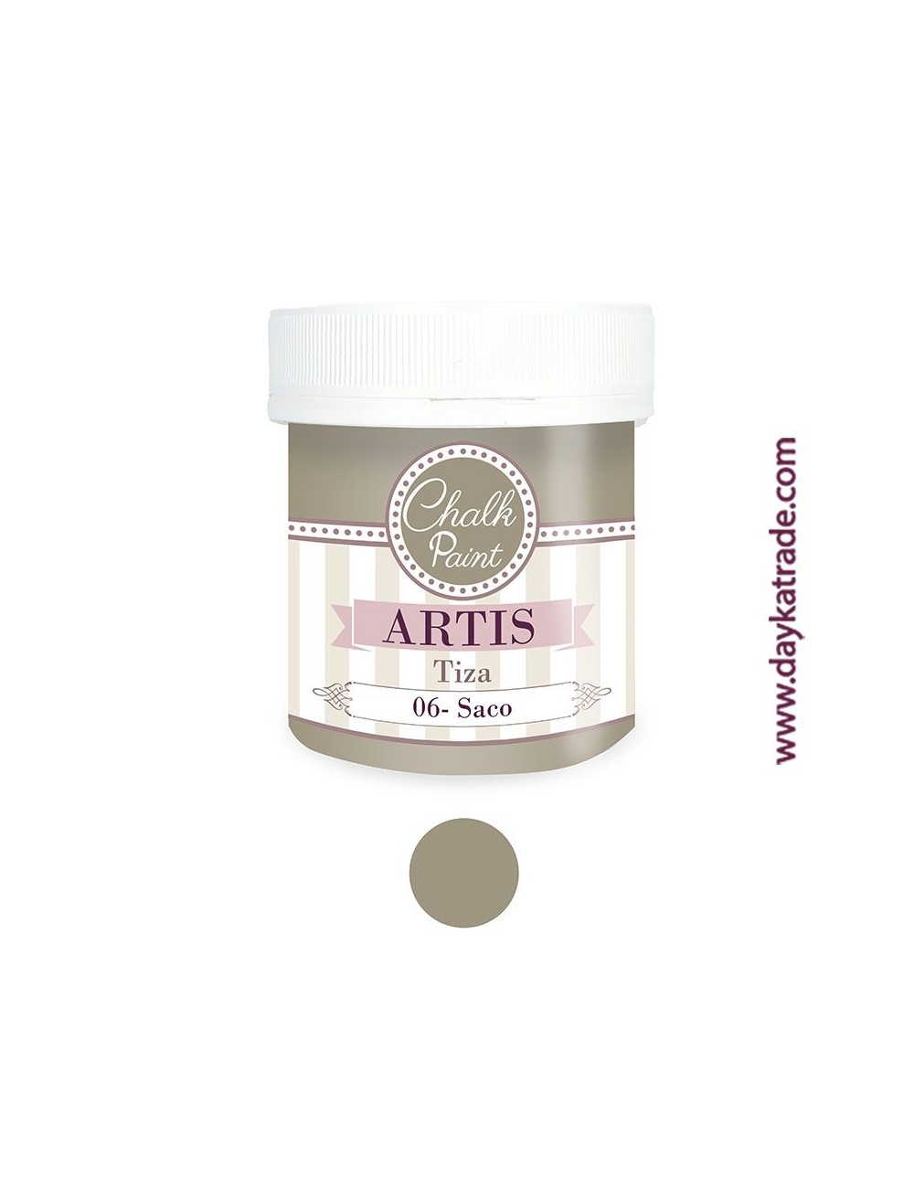 nº 06 saco pintura tiza chalk paint artis 250 ml