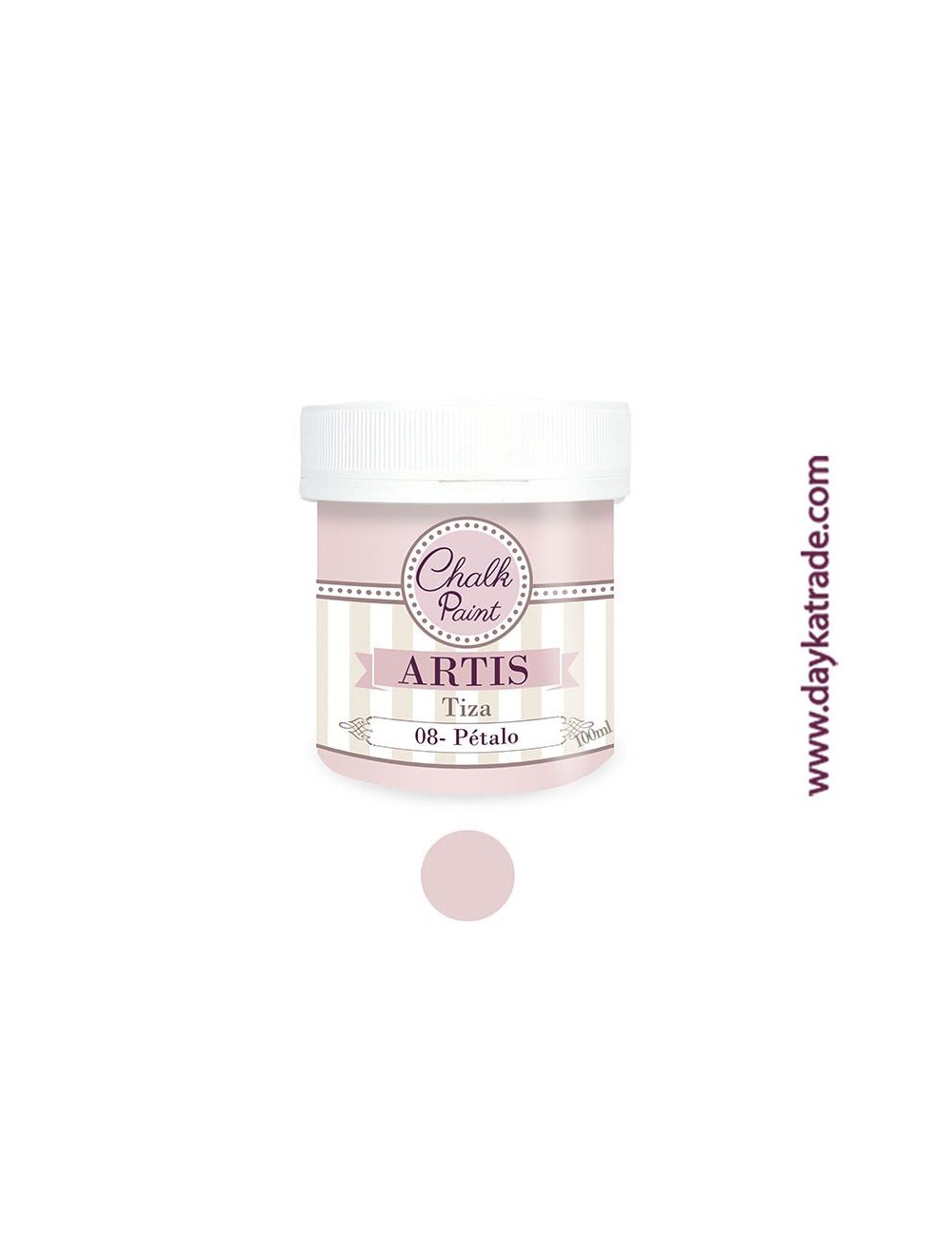nº 08 pétalo pintura tiza chalk paint artis 100 ml