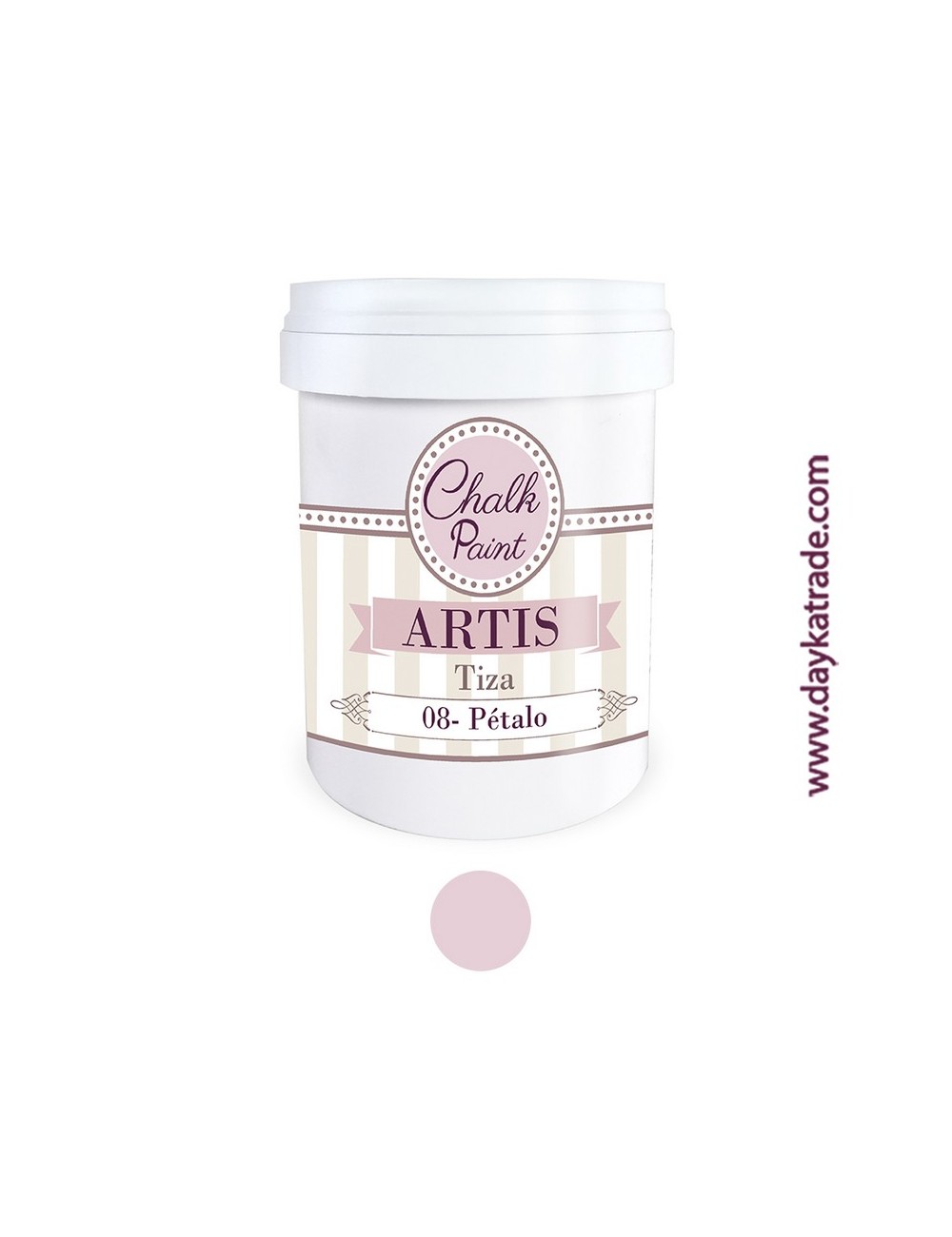 nº 08 pétalo pintura tiza chalk paint artis 750 ml