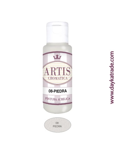 nº 08 piedra (60ml) pintura acrilica artis cromatica