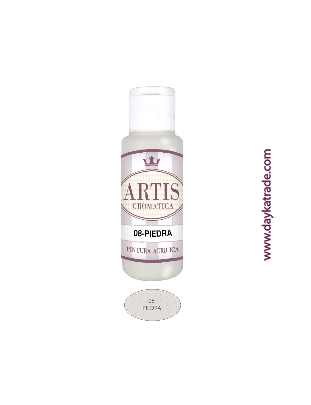 nº 08 piedra (60ml) pintura acrilica artis cromatica