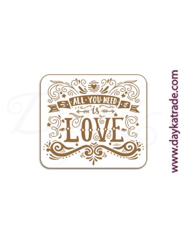 Mensaje "all you need is love"