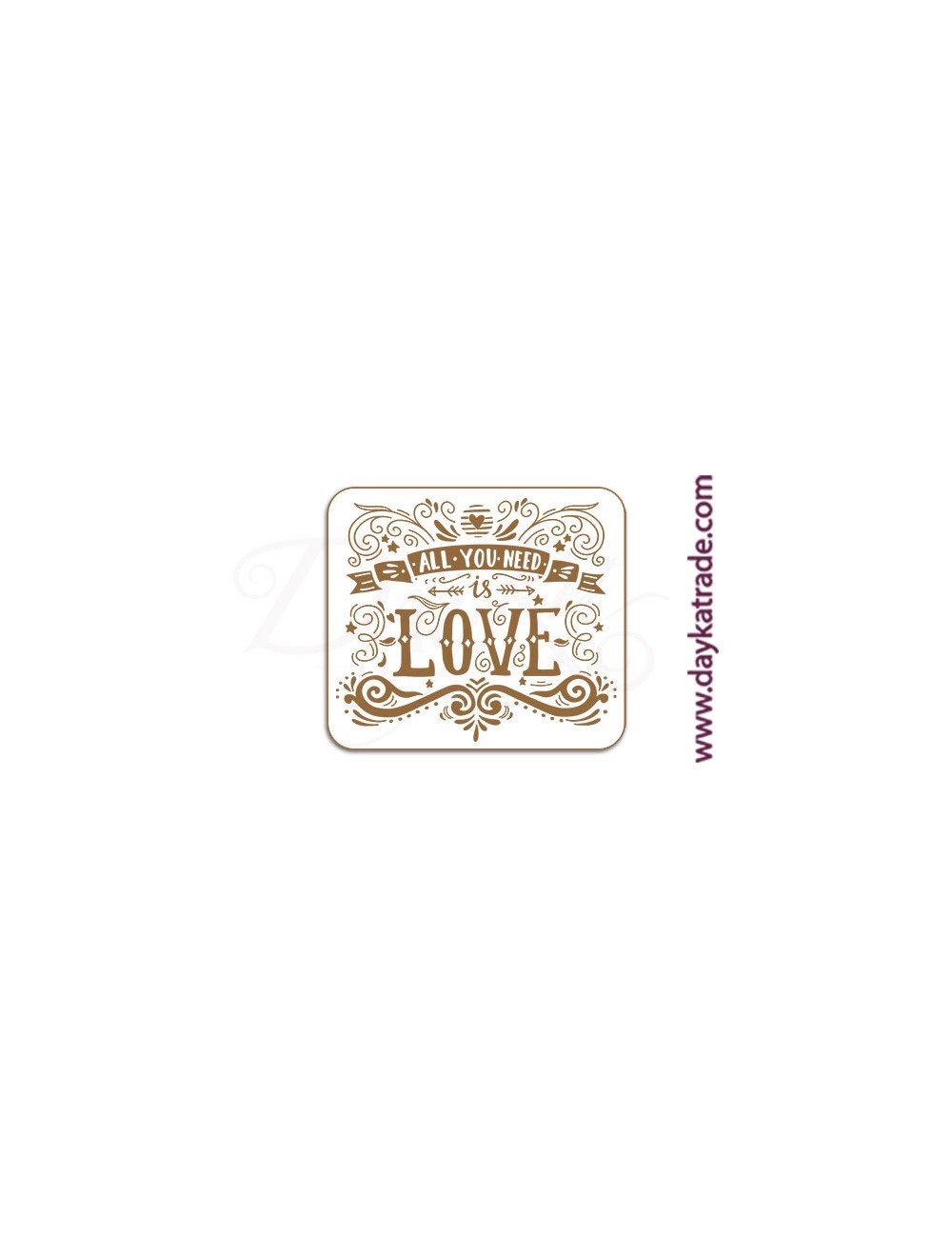 Mensaje "all you need is love"