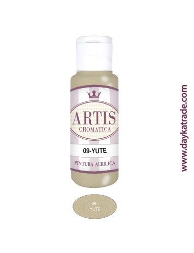 nº 09 yute (60ml) pintura acrilica artis cromatica
