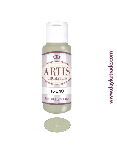 nº 10 lino (60ml) pintura acrilica artis cromatica