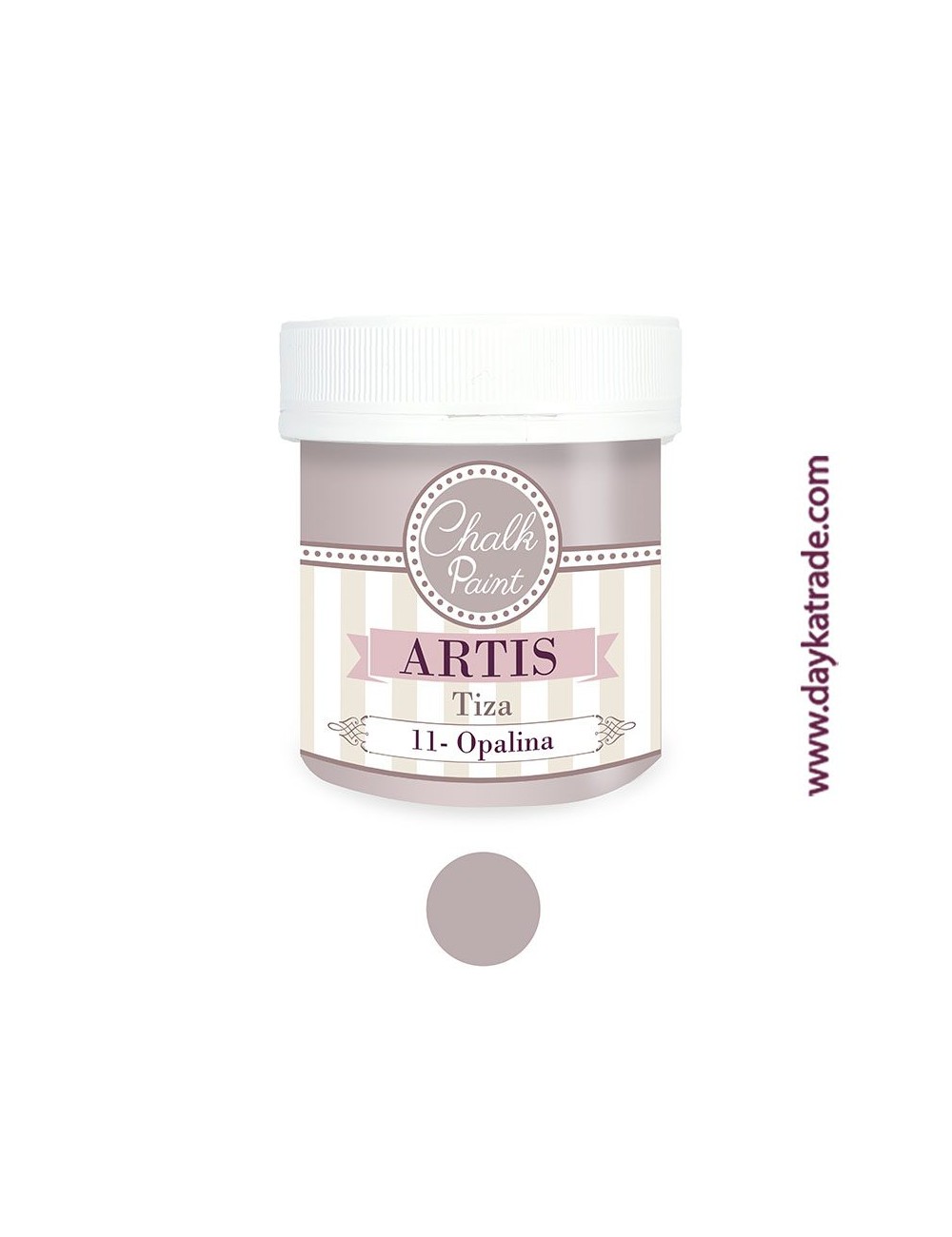 nº 11 opalina pintura tiza chalk paint artis 250 ml