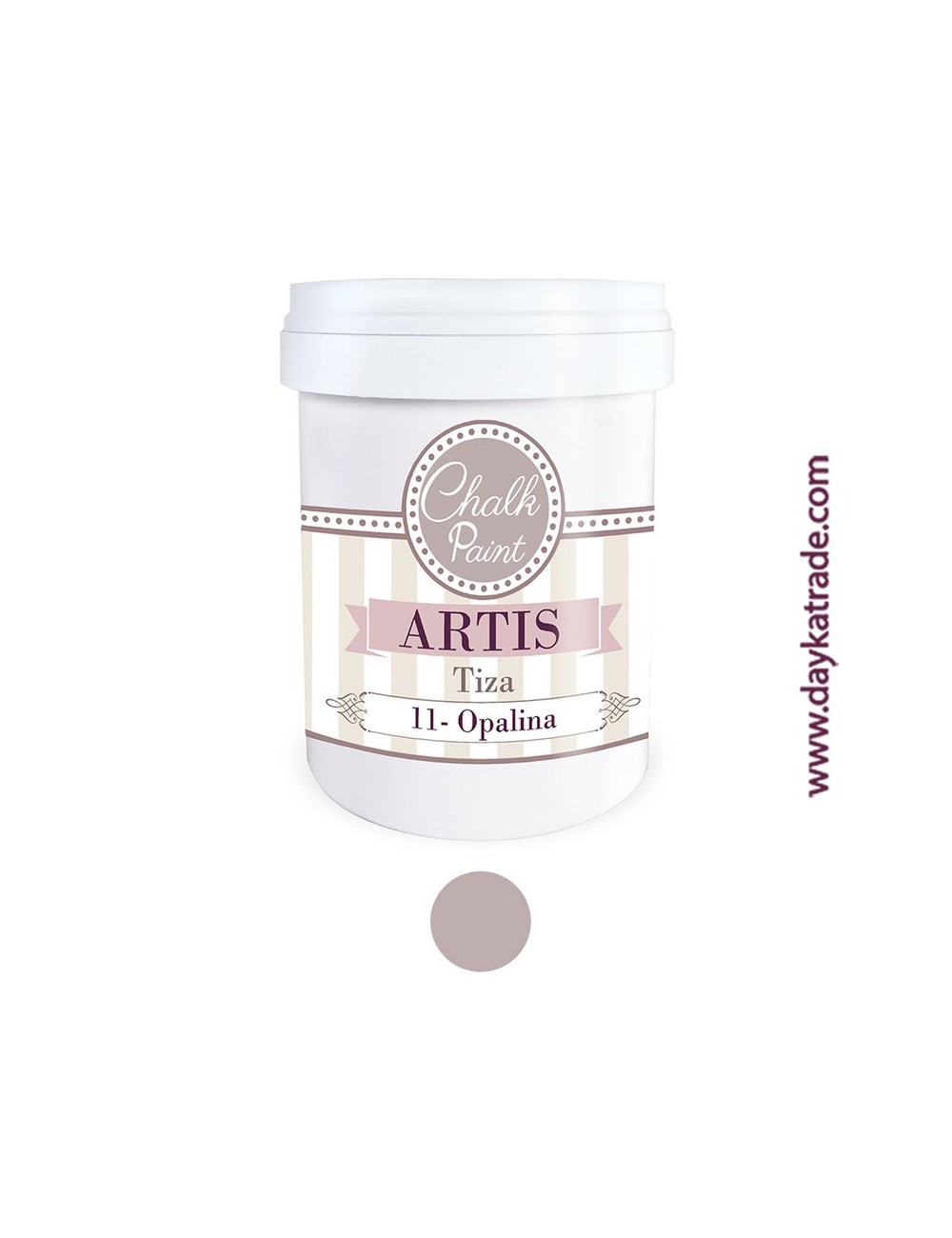 nº 11 opalina pintura tiza chalk paint artis 750 ml