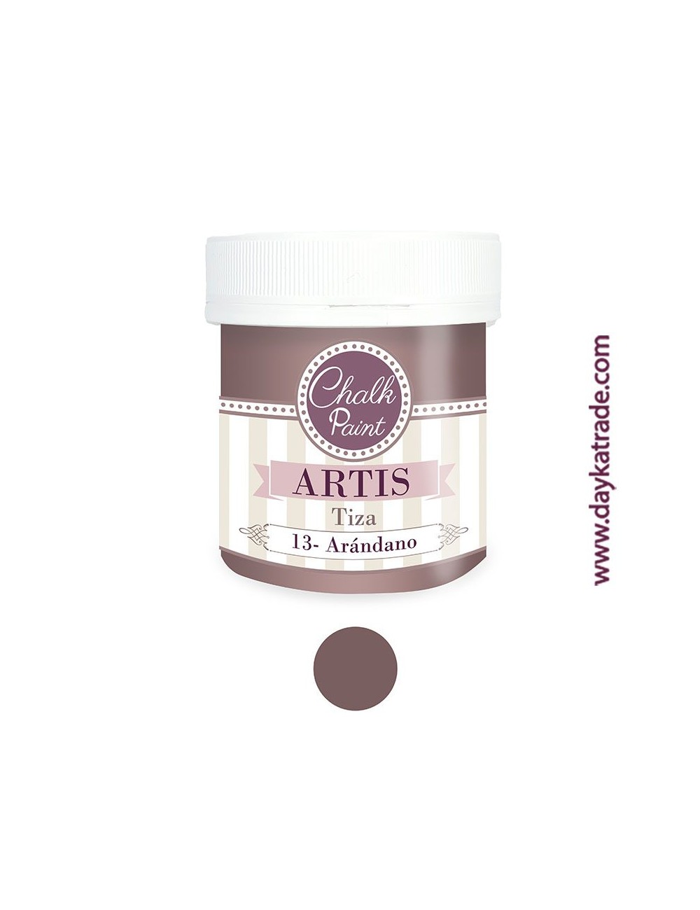 nº 13 arandano pintura tiza chalk paint artis 250 ml