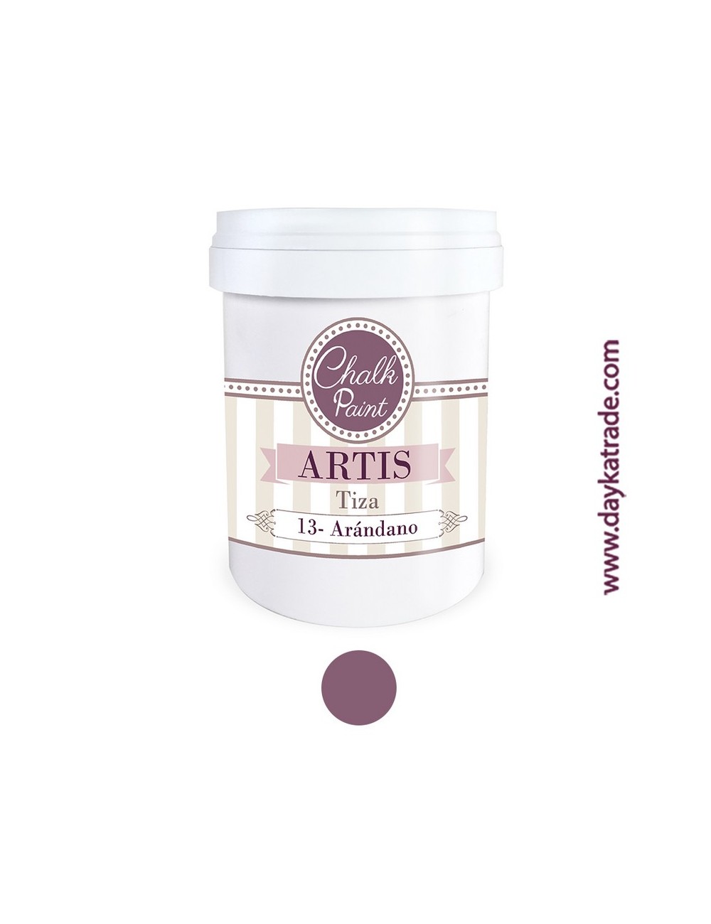 nº 13 arandano pintura tiza chalk paint artis 750 ml