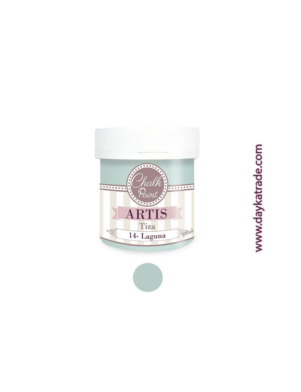 nº 14 laguna pintura tiza chalk paint artis 100 ml