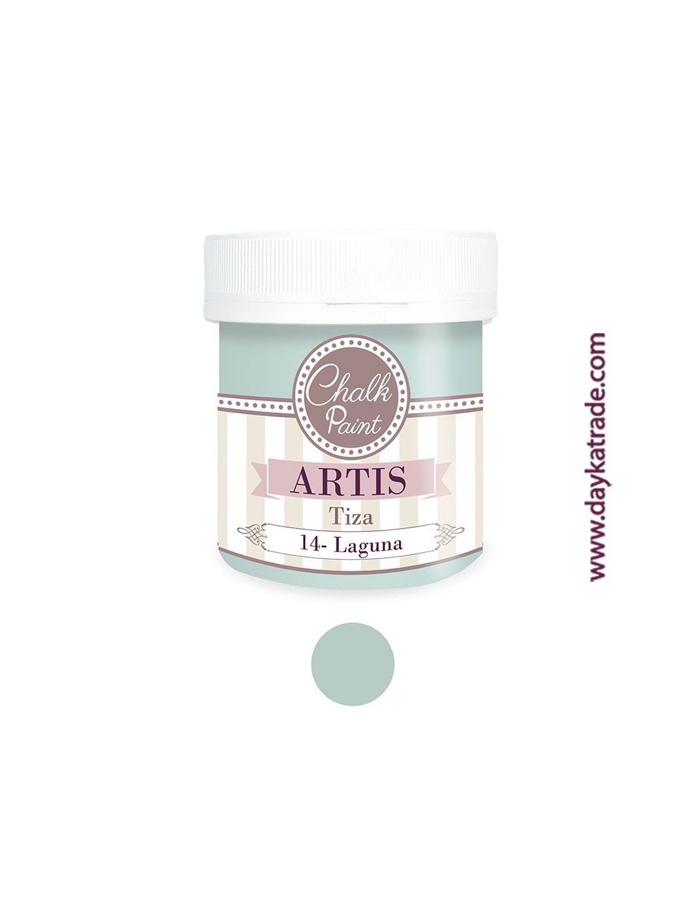 nº 14 laguna pintura tiza chalk paint artis 250 ml