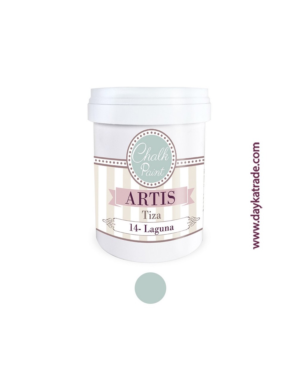 nº 14 laguna pintura tiza chalk paint artis 750 ml