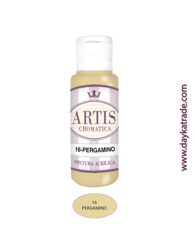 nº 16 pergamino (60ml) pintura acrilica artis cromatica