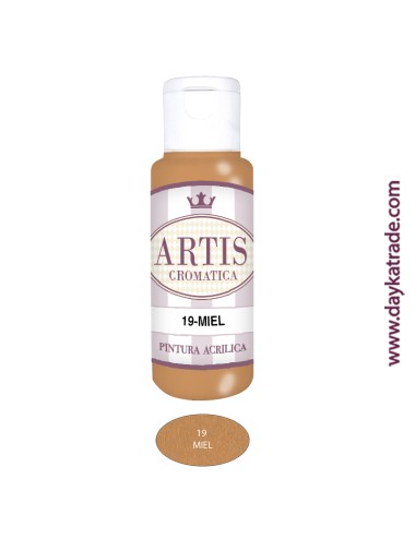nº 19 miel (60ml) pintura acrilica artis cromatica