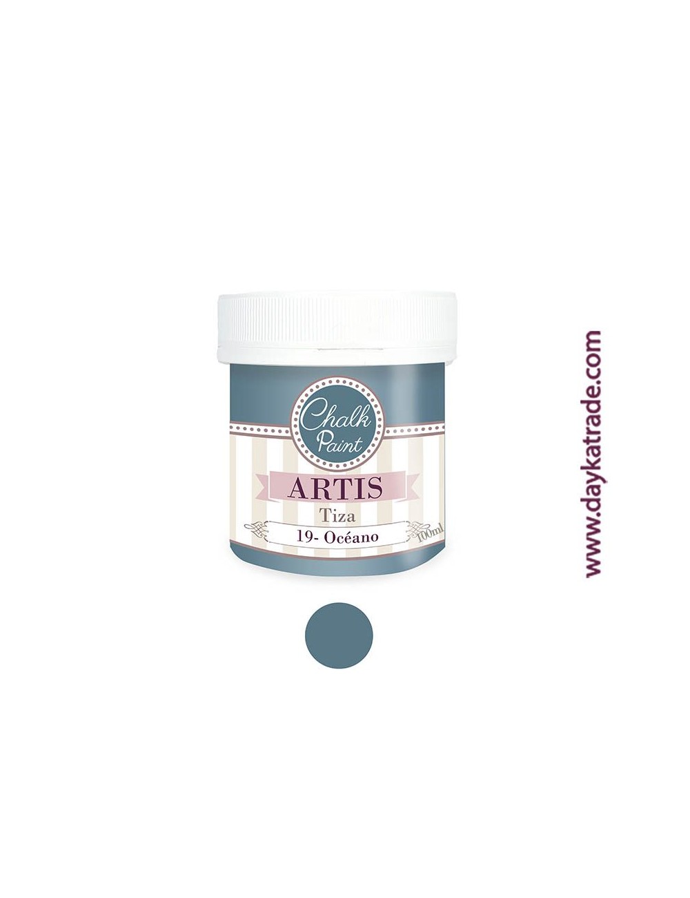 nº 19 océano pintura tiza chalk paint artis 100 ml