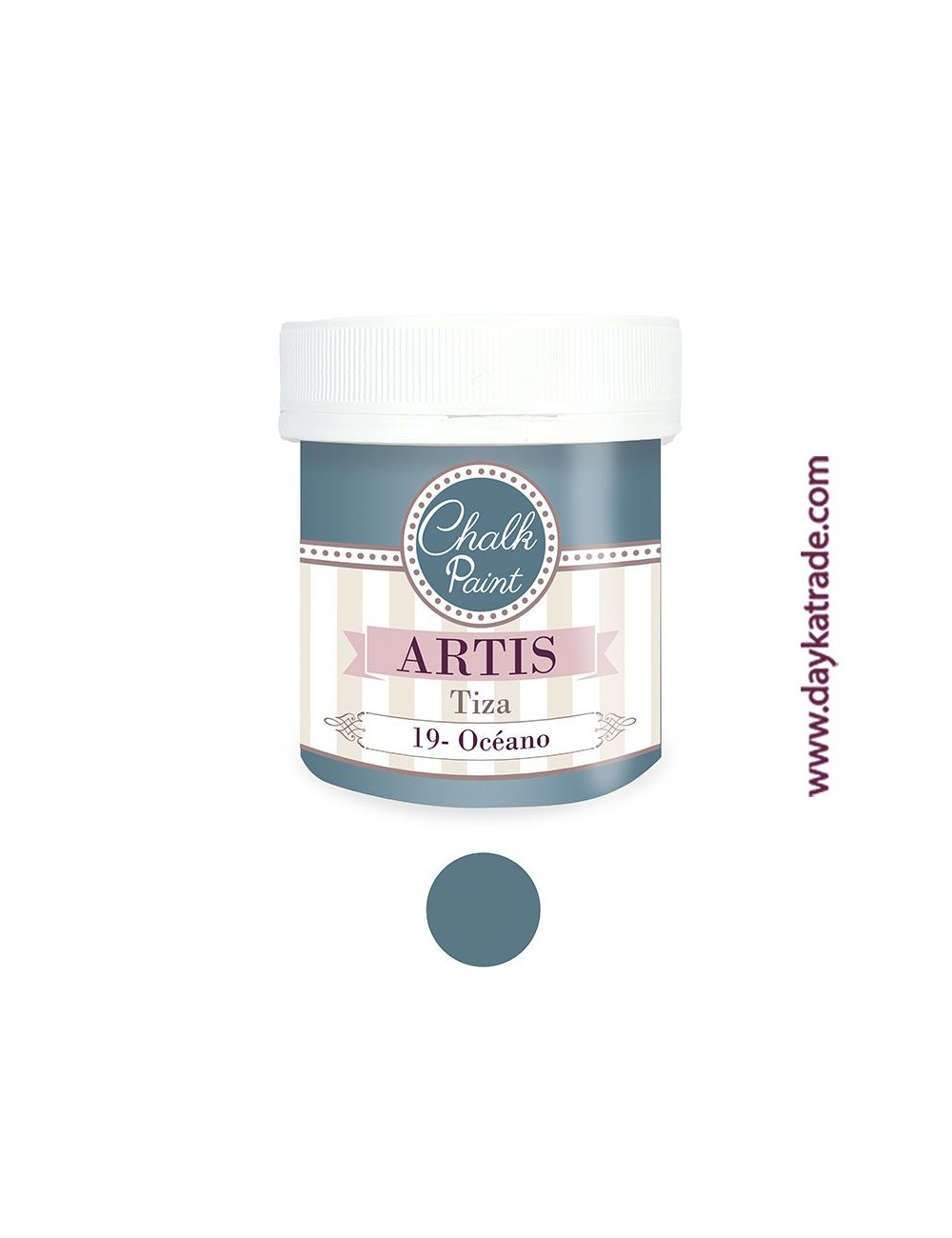 nº 19 océano pintura tiza chalk paint artis 250 ml