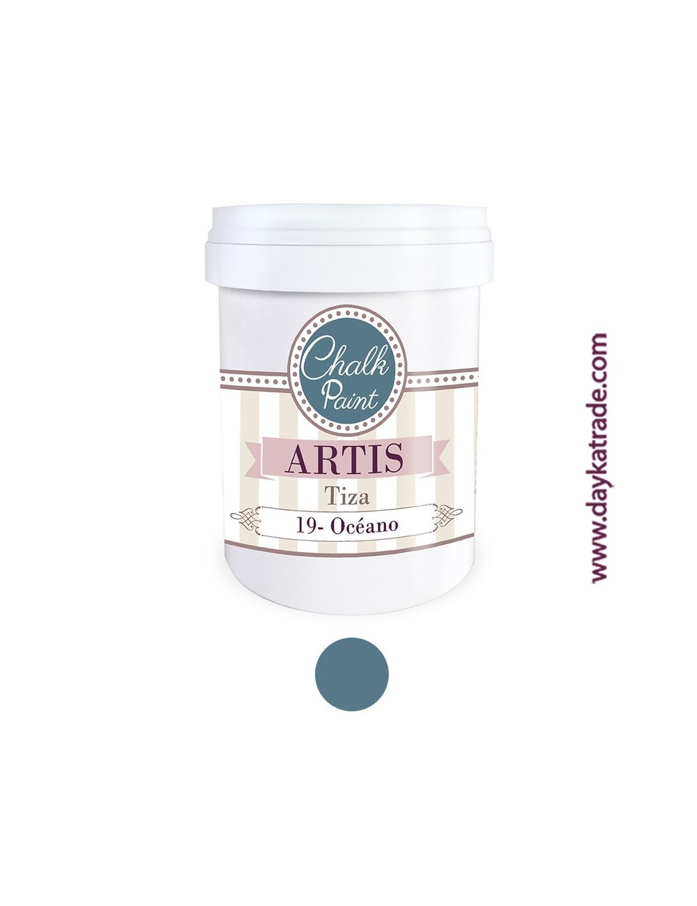 nº 19 océano pintura tiza chalk paint artis 750 ml
