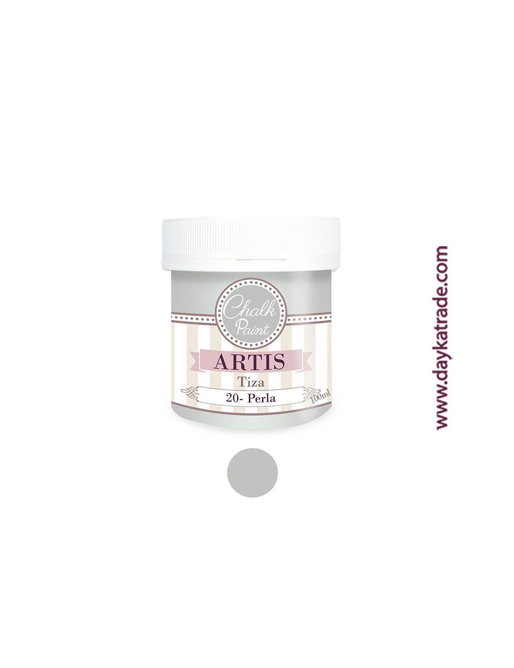 nº 20 perla pintura tiza chalk paint artis 100 ml