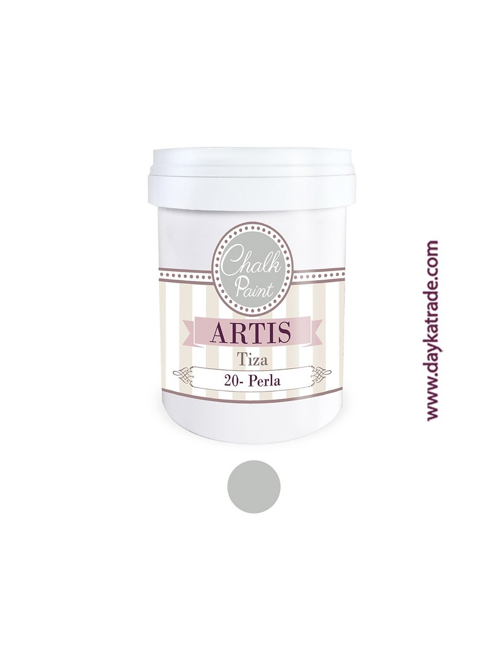 nº 20 perla pintura tiza chalk paint artis 750 ml