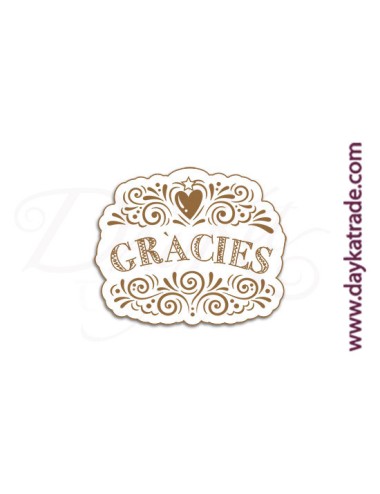 Mensaje "gracies"