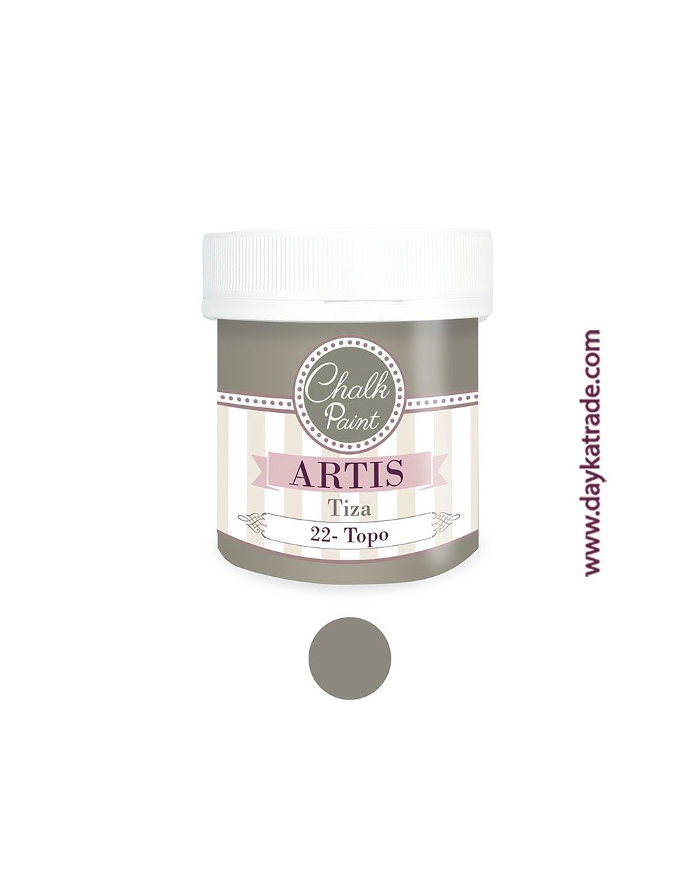 nº 22 topo pintura tiza chalk paint artis 250 ml
