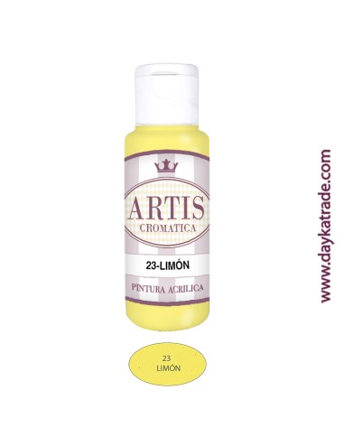 nº 23 limón (60ml) pintura acrilica artis cromatica