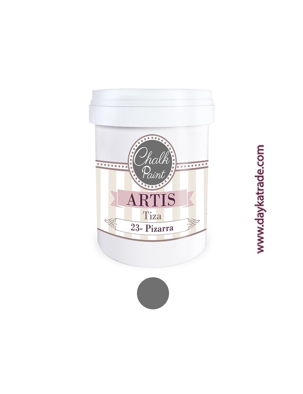 nº 23 pizarra pintura tiza chalk paint artis 750 ml