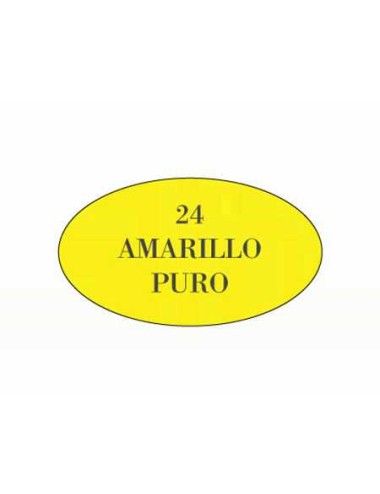 nº 24 amarillo puro pintura acrilica artis cromatica de 1 kg