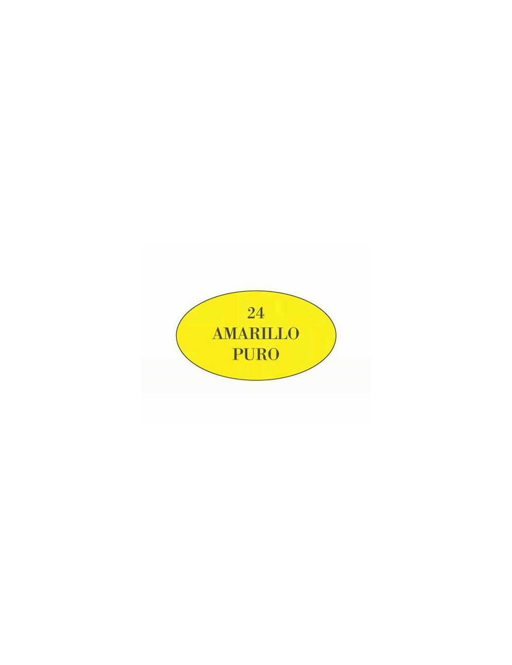 nº 24 amarillo puro pintura acrilica artis cromatica de 1 kg