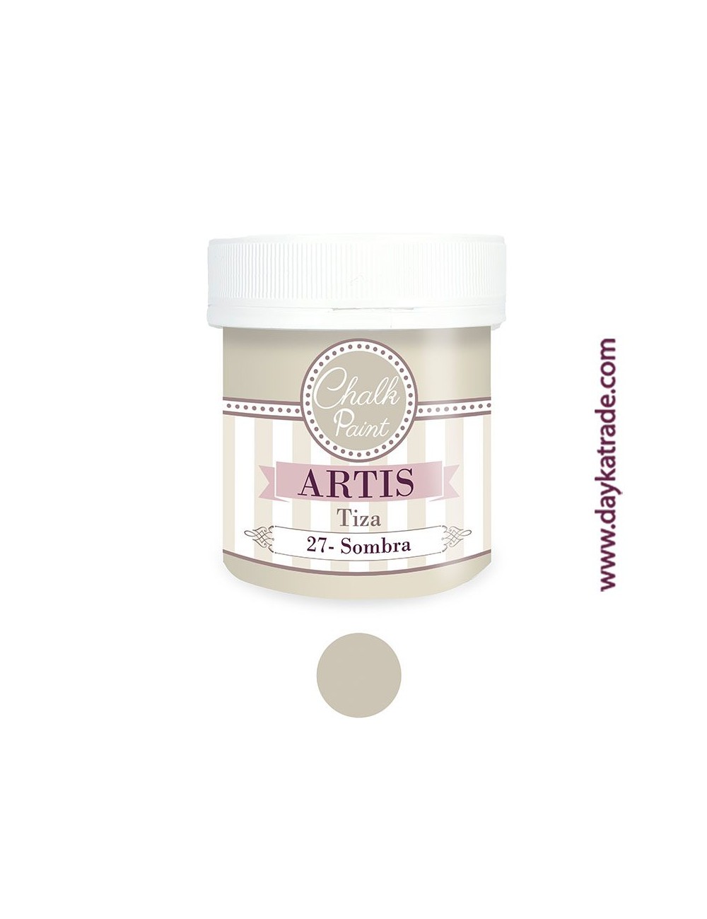 nº 27 sombra pintura tiza chalk paint artis 250 ml
