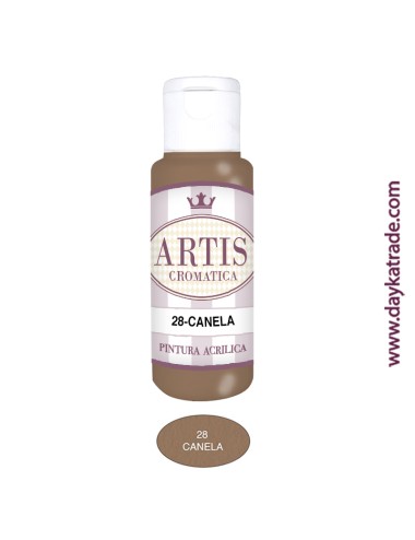 nº 28 canela (60ml) pintura acrilica artis cromatica