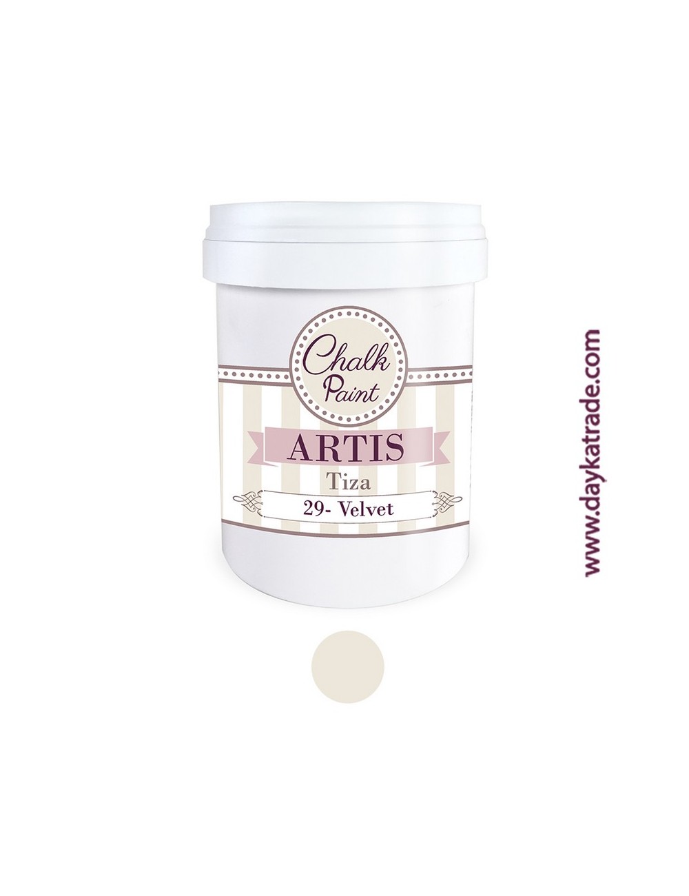 nº 29  velvet pintura tiza chalk paint artis 750 ml