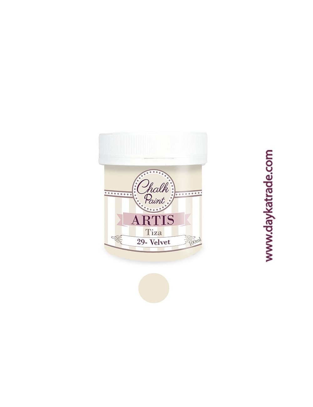 nº 29 velvet pintura tiza chalk paint artis 100 ml