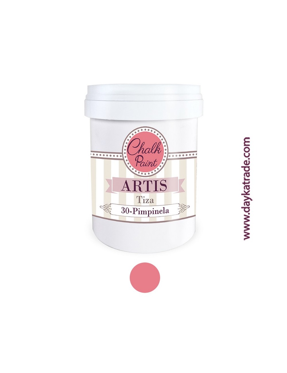nº 30 pimpinela pintura tiza chalk paint artis 750 ml