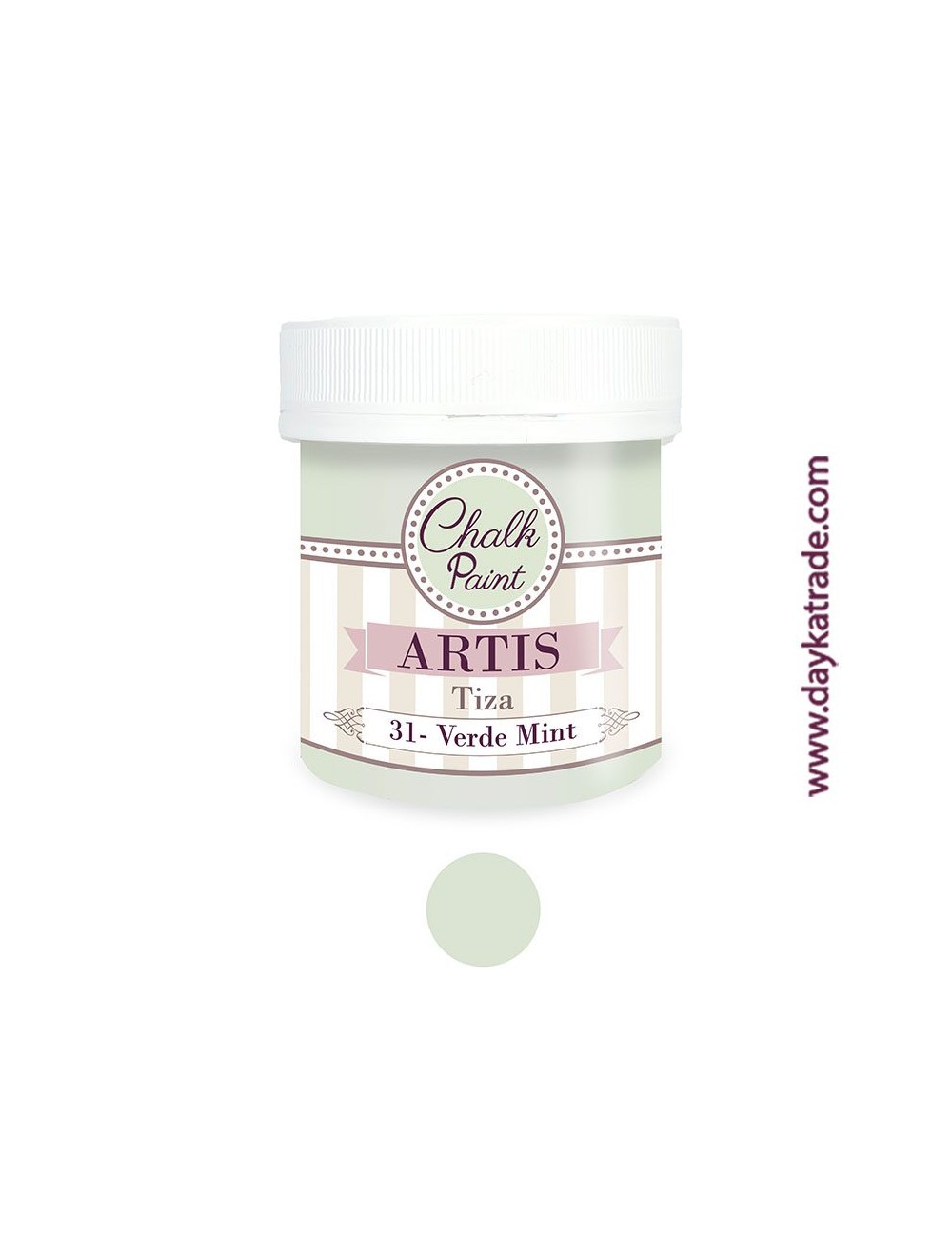 nº 31 verde mint pintura tiza chalk paint artis 250 ml