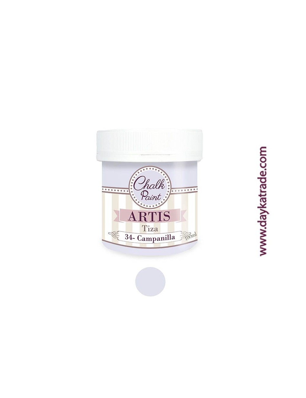 nº 34 campanilla pintura tiza chalk paint artis 100 ml
