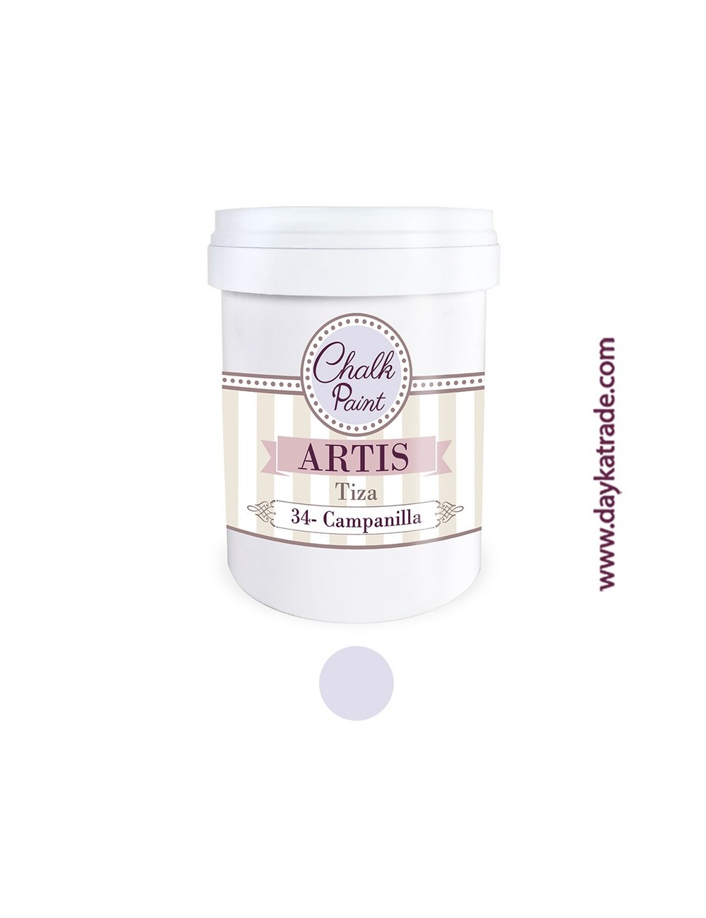 nº 34 campanilla pintura tiza chalk paint artis 750 ml