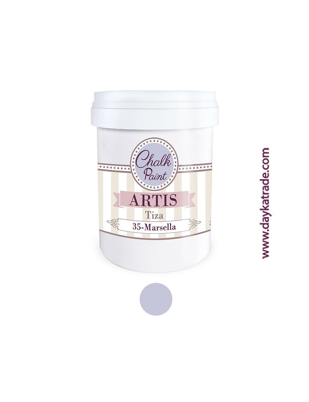 nº 35  marsella pintura tiza chalk paint artis 750 ml