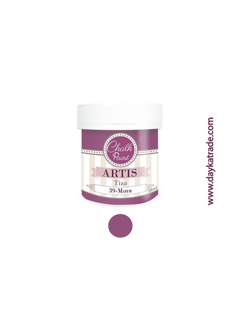 nº 39 mora pintura tiza chalk paint artis 100 ml