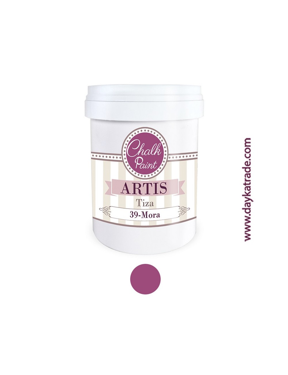 nº 39 mora pintura tiza chalk paint artis 750 ml