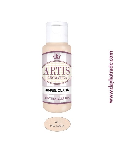 nº 40 piel clara (60ml) pintura acrilica artis cromatica