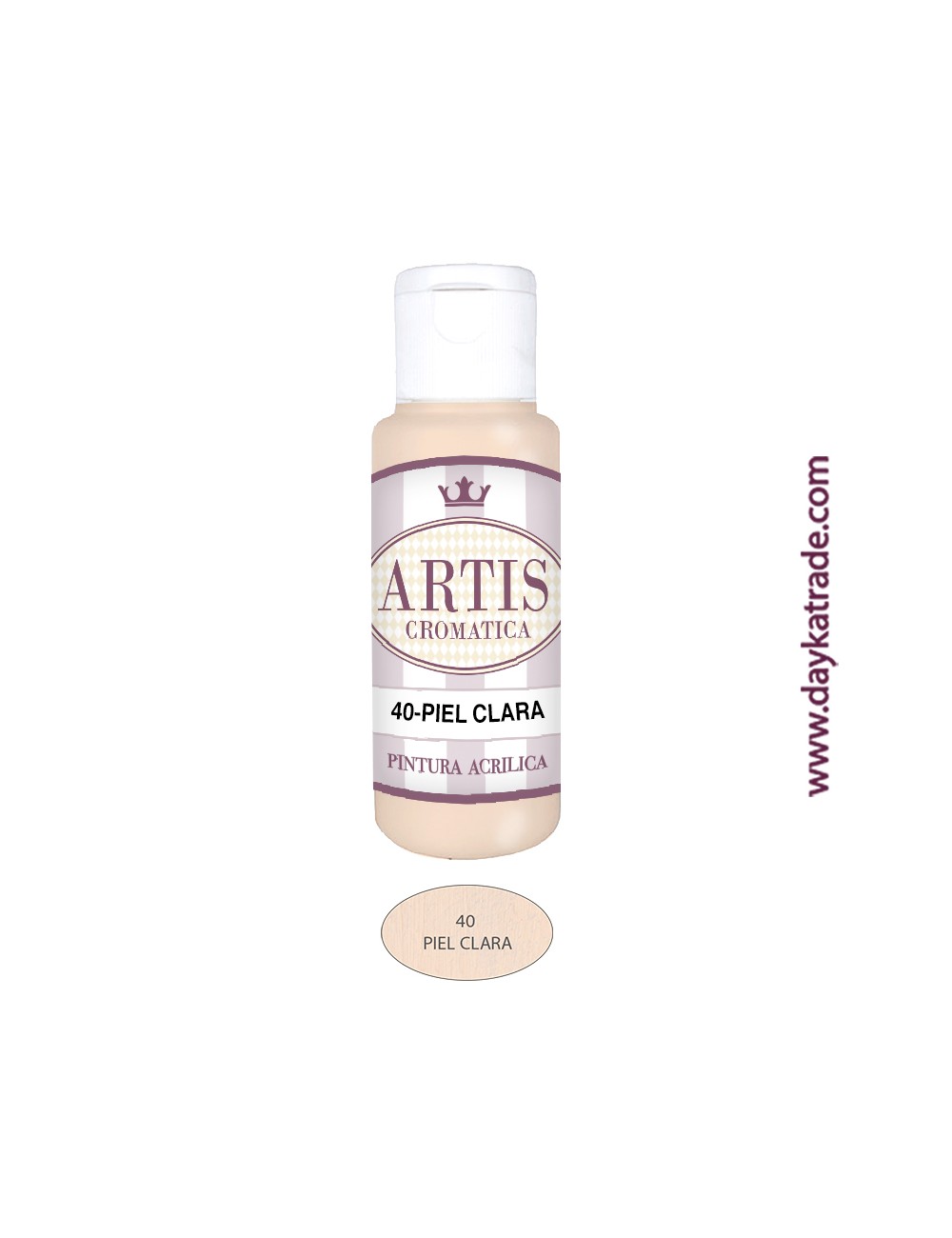 nº 40 piel clara (60ml) pintura acrilica artis cromatica