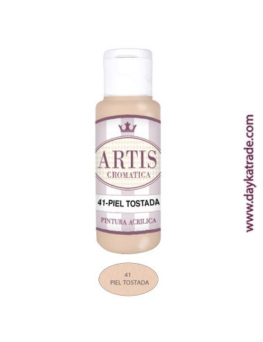 nº 41 piel tostada (60ml) pintura acrilica artis cromatica